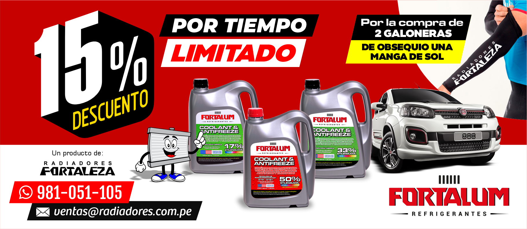 Promoción 2 - Radiadores Fortaleza